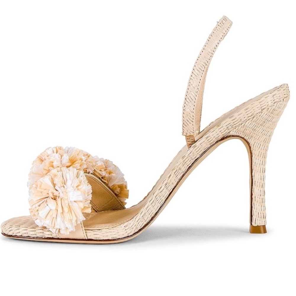 Marilyn Sandal in Natural
Larroude.There is NO 7.5 in revolve still selling them